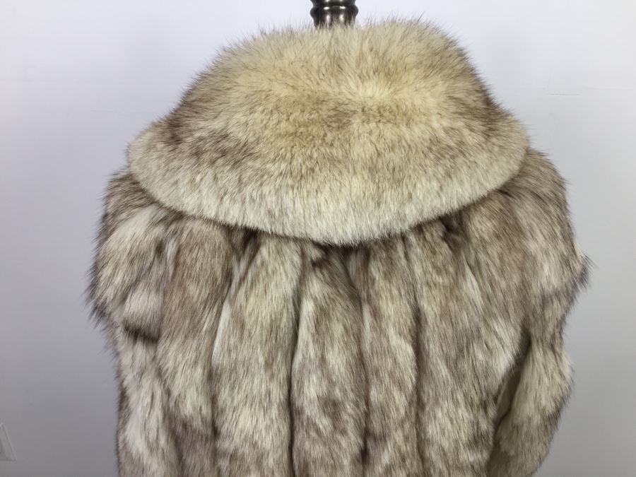 Vintage Full Length Fur Fox Coat By Saga Fox Size S [Photo 7]