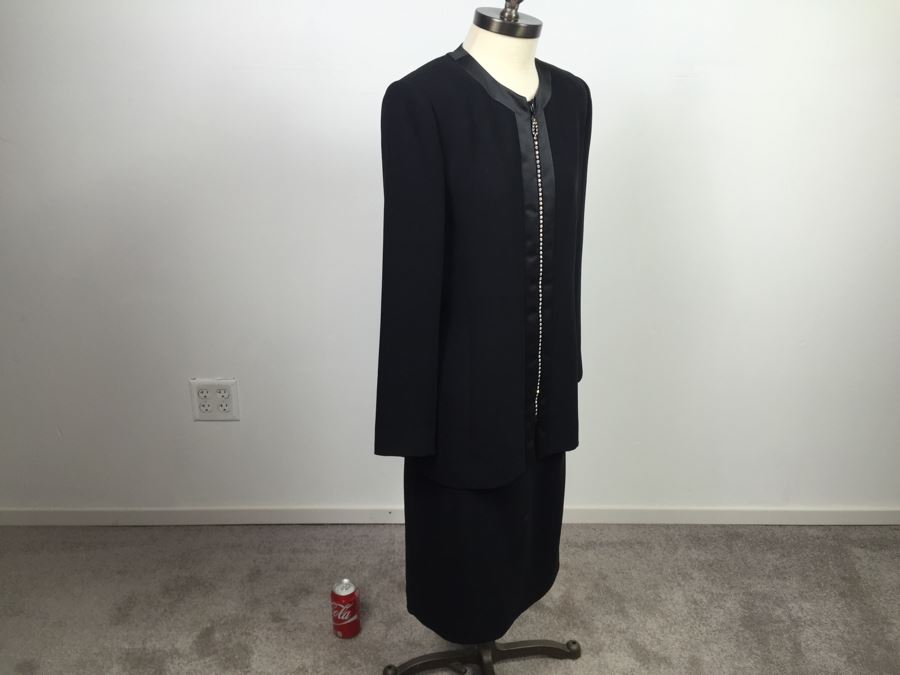 Women's Black Jacket And Skirt Outfit [Photo 2]