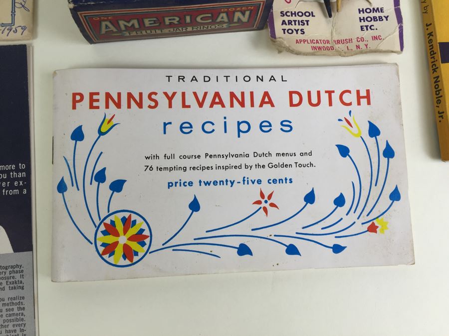 Vintage Oregon State Penant, Halloween Decorations, Old Office Supplies [Photo 8]