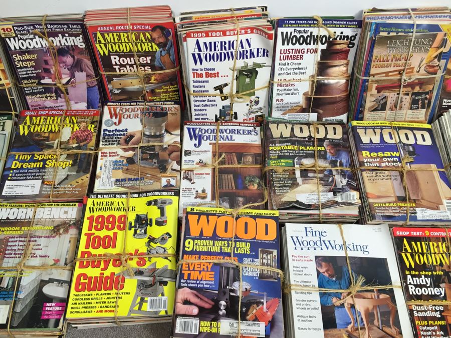 Various Woodworking Magazines [Photo 4]