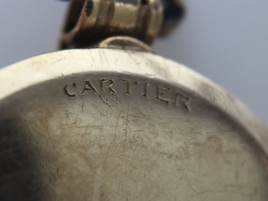 14K Gold Custom Cartier Watch With Inlaid Stars Marking Hours [Photo 31]
