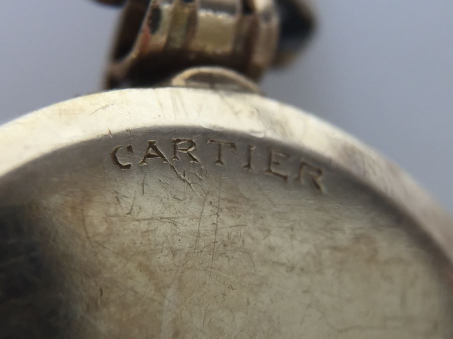 14K Gold Custom Cartier Watch With Inlaid Stars Marking Hours [Photo 32]