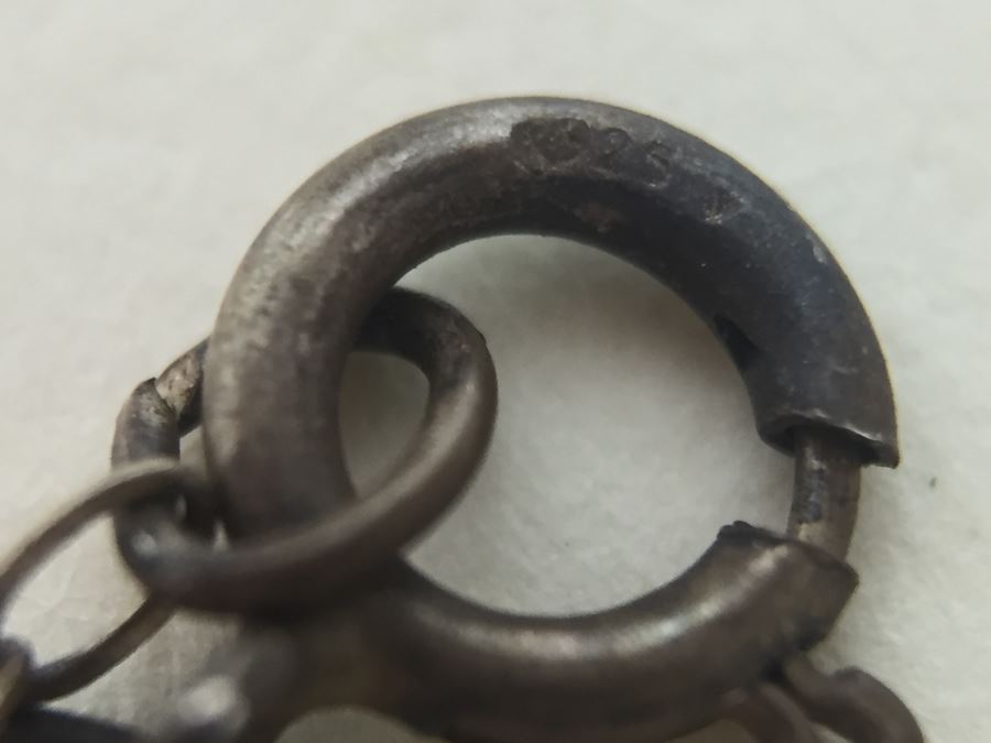 JUST ADDED - Sterling Silver Sadie Sam Signed Navajo Turquoise Pendant With Sterling Silver Chain 3.3g [Photo 14]