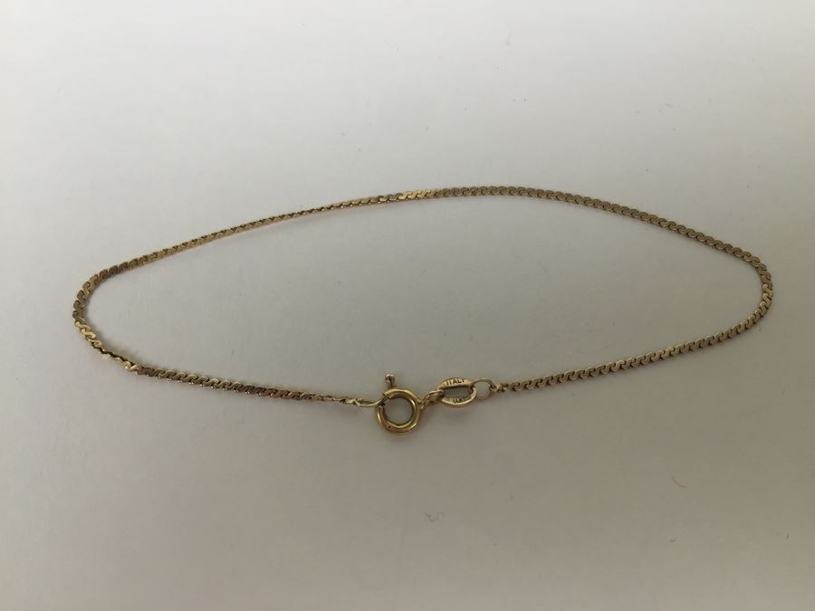 JUST ADDED - 14K Gold Bracelet 1.3g [Photo 4]