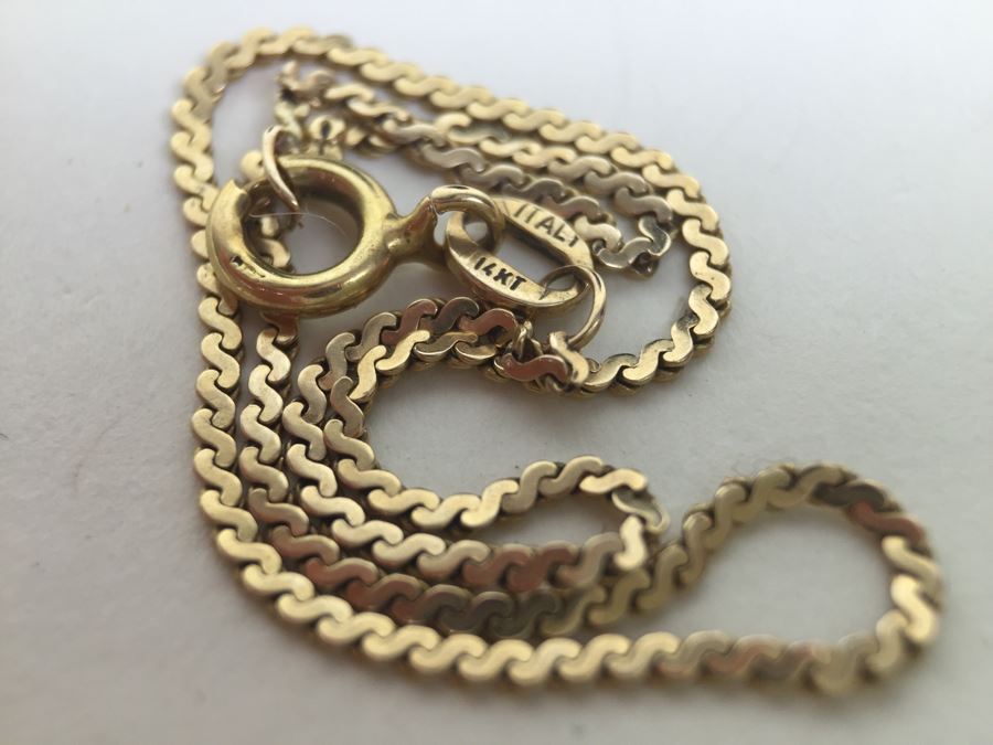 JUST ADDED - 14K Gold Bracelet 1.3g [Photo 2]