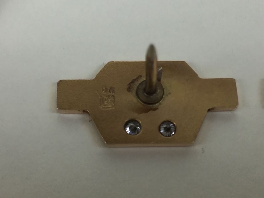 JUST ADDED - Vintage Daniels CableVision Pins 10K Gold 5.6g [Photo 6]