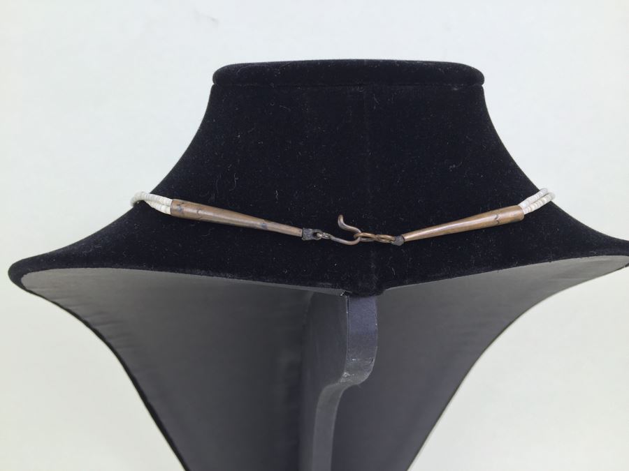 JUST ADDED - Vintage Necklace With Various Stones Including Turquoise And Coral [Photo 6]