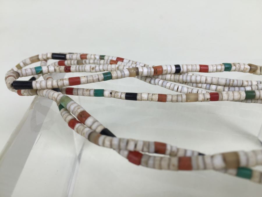 JUST ADDED - Vintage Necklace With Various Stones Including Turquoise And Coral [Photo 13]