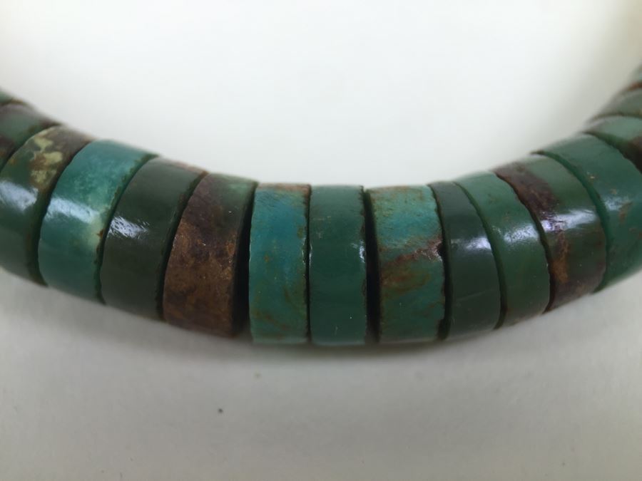 JUST ADDED - Vintage Necklace With Various Stones Including Turquoise And Coral [Photo 3]