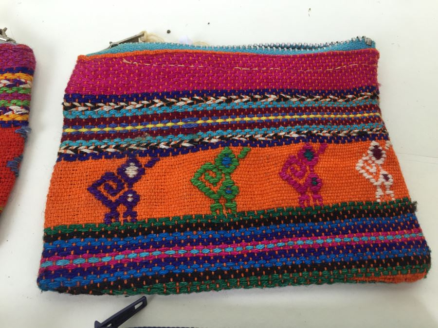 JUST ADDED - Various Guatemalan Tribal Purse Clutch Makeup Cases, Patch And Beaded Bracelets [Photo 5]
