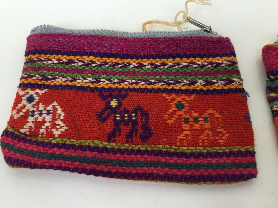JUST ADDED - Various Guatemalan Tribal Purse Clutch Makeup Cases, Patch And Beaded Bracelets [Photo 6]
