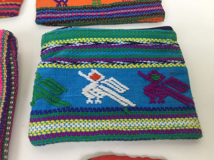 JUST ADDED - Various Guatemalan Tribal Purse Clutch Makeup Cases, Patch And Beaded Bracelets [Photo 2]