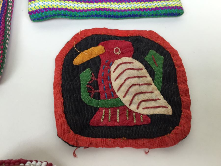 JUST ADDED - Various Guatemalan Tribal Purse Clutch Makeup Cases, Patch And Beaded Bracelets [Photo 7]