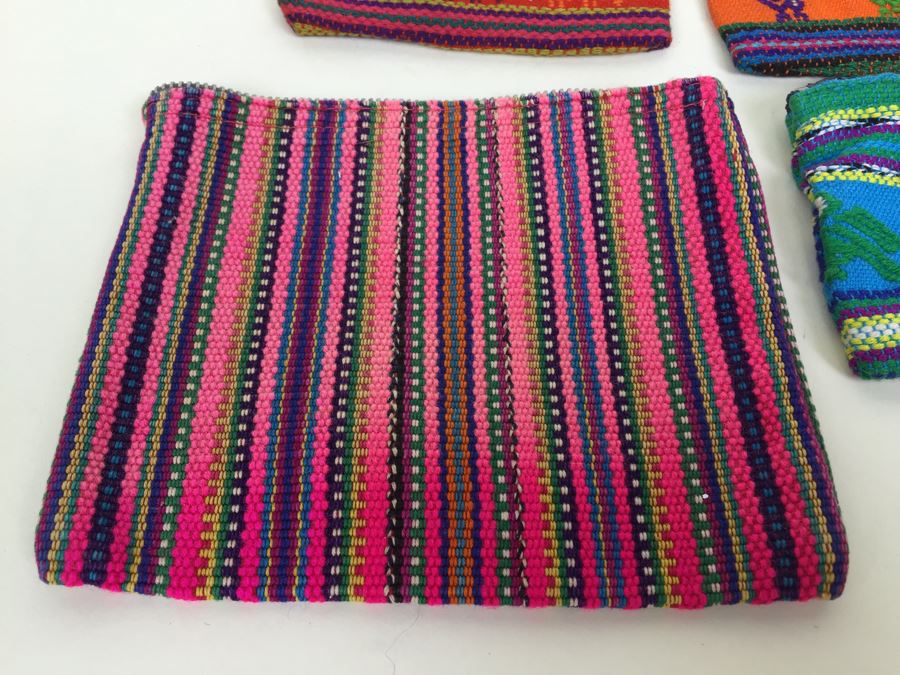 JUST ADDED - Various Guatemalan Tribal Purse Clutch Makeup Cases, Patch And Beaded Bracelets [Photo 4]