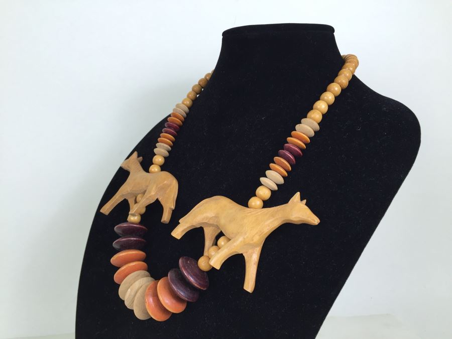 JUST ADDED - Set Of 3 Vintage Ethnic Tribal Necklaces [Photo 17]