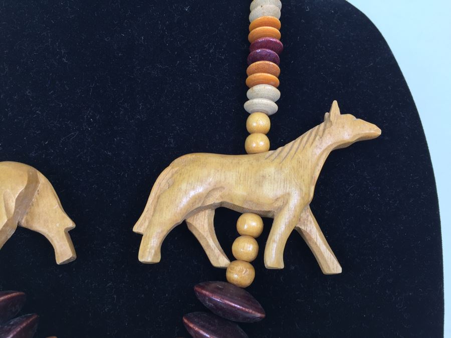 JUST ADDED - Set Of 3 Vintage Ethnic Tribal Necklaces [Photo 15]