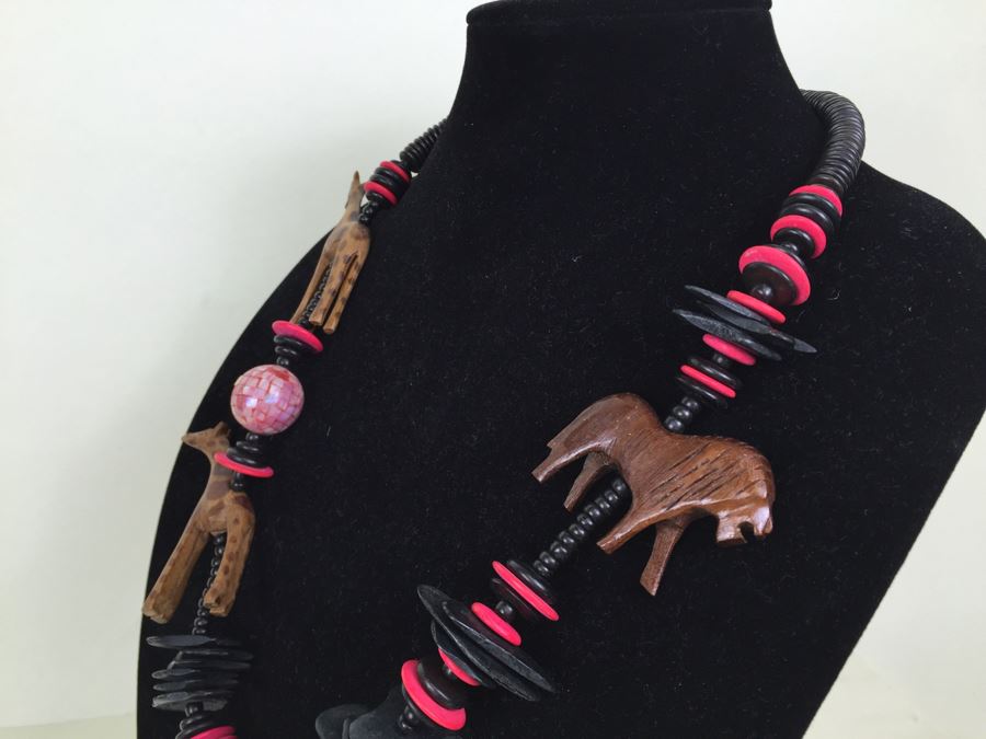 JUST ADDED - Set Of 3 Vintage Ethnic Tribal Necklaces [Photo 10]