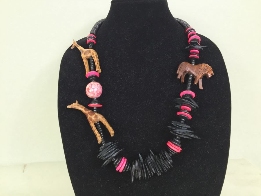 JUST ADDED - Set Of 3 Vintage Ethnic Tribal Necklaces [Photo 1]