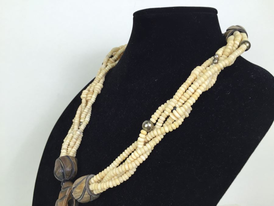 JUST ADDED - Set Of 3 Vintage Ethnic Tribal Necklaces [Photo 26]