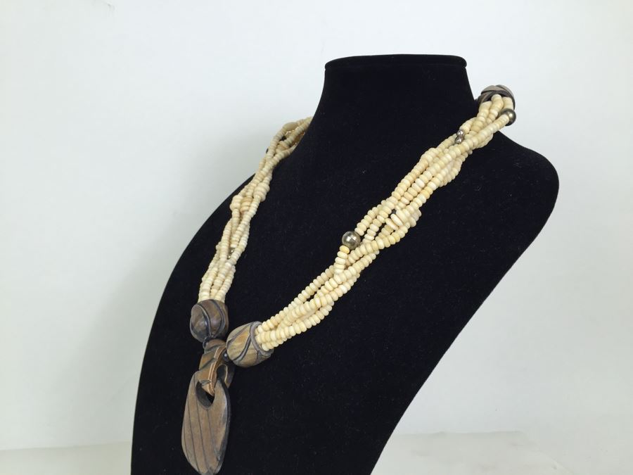 JUST ADDED - Set Of 3 Vintage Ethnic Tribal Necklaces [Photo 25]