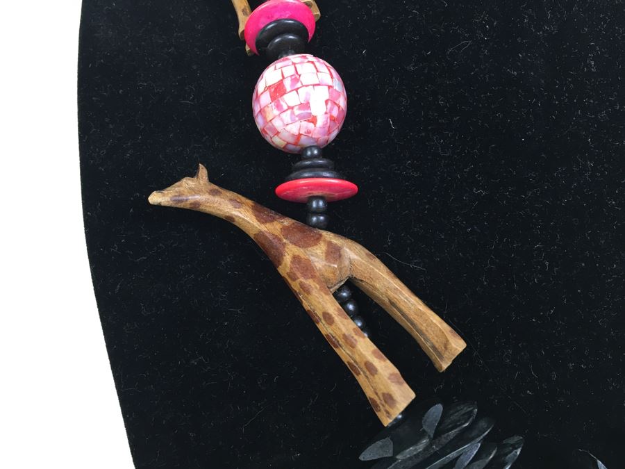 JUST ADDED - Set Of 3 Vintage Ethnic Tribal Necklaces [Photo 4]