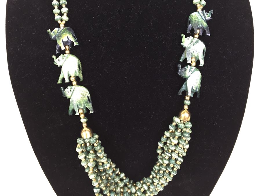 JUST ADDED - Set Of 3 Necklaces Including Turquoise Stand Necklace [Photo 7]