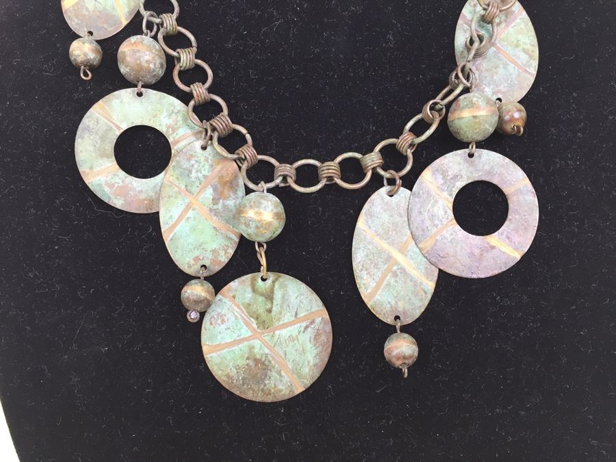 JUST ADDED - Set Of 3 Necklaces Including Turquoise Stand Necklace [Photo 20]