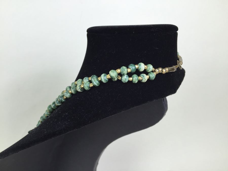 JUST ADDED - Set Of 3 Necklaces Including Turquoise Stand Necklace [Photo 10]