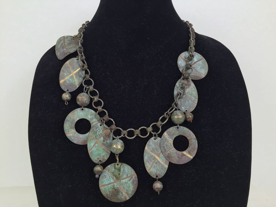 JUST ADDED - Set Of 3 Necklaces Including Turquoise Stand Necklace [Photo 3]