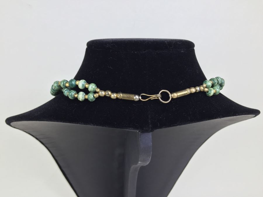 JUST ADDED - Set Of 3 Necklaces Including Turquoise Stand Necklace [Photo 11]