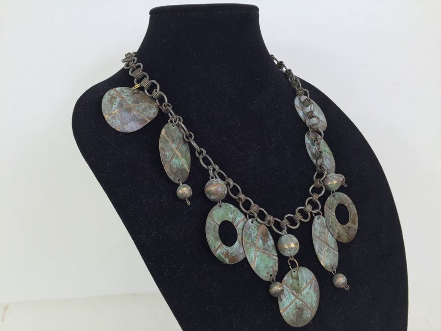 JUST ADDED - Set Of 3 Necklaces Including Turquoise Stand Necklace [Photo 25]