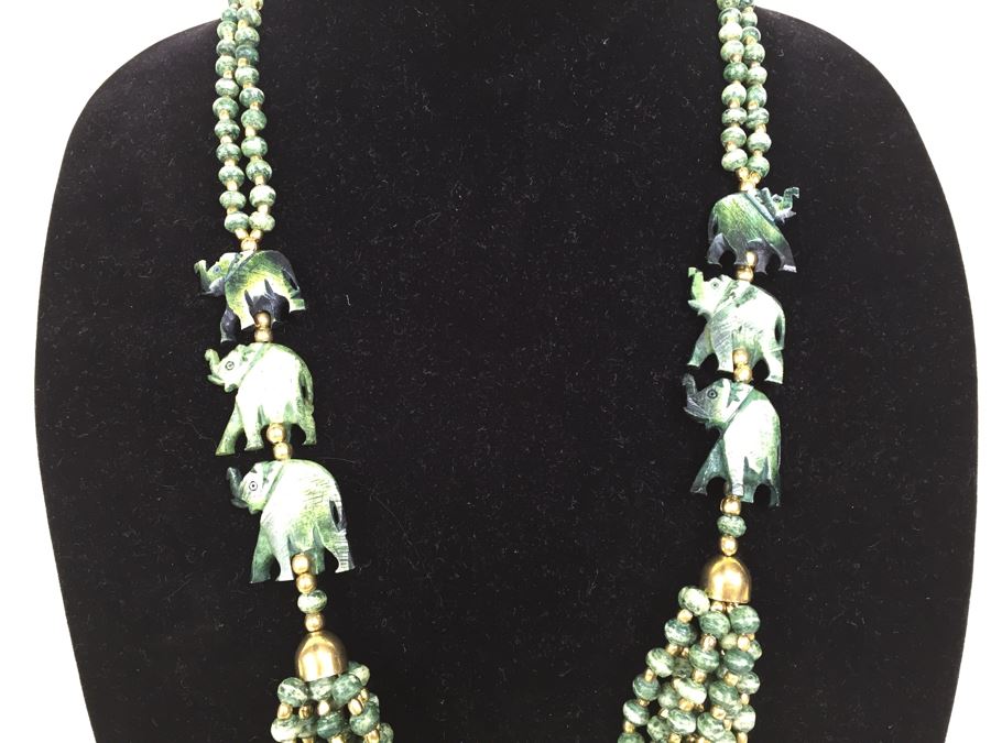 JUST ADDED - Set Of 3 Necklaces Including Turquoise Stand Necklace [Photo 5]