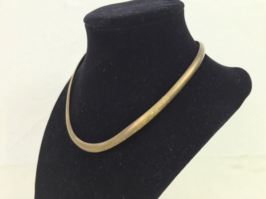 JUST ADDED - Brass Choker Necklace [Photo 2]
