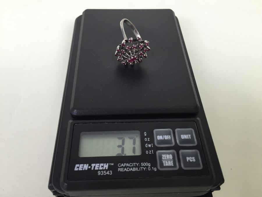 JUST ADDED - Sterling Silver Ring With Gemstones [Photo 9]