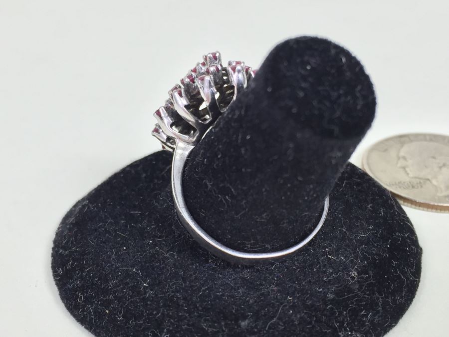 JUST ADDED - Sterling Silver Ring With Gemstones [Photo 5]