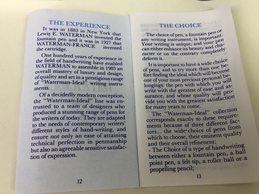 Waterman Paris Ideal Ballpoint Pen [Photo 13]