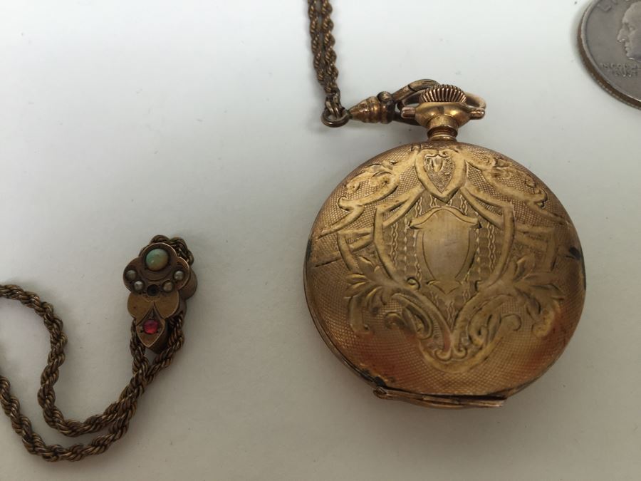 JUST ADDED - Dueber Special Pocket Watch Case With Pocket Watch Chain Slide By UL T & Co [Photo 5]