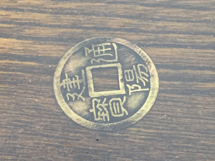 Pair Of Vintage Korean Nightstands With Brass Locks And Keys [Photo 23]