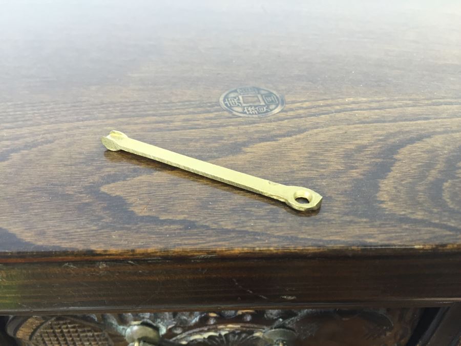 Pair Of Vintage Korean Nightstands With Brass Locks And Keys [Photo 33]