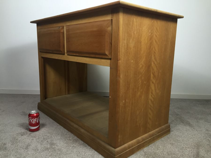 Custom Wood Cabinetry With Two Drawers [Photo 2]