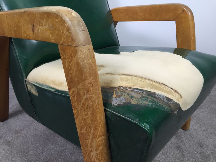 Vintage Mid-Century Armchair - Needs To Be Reupholstered [Photo 6]