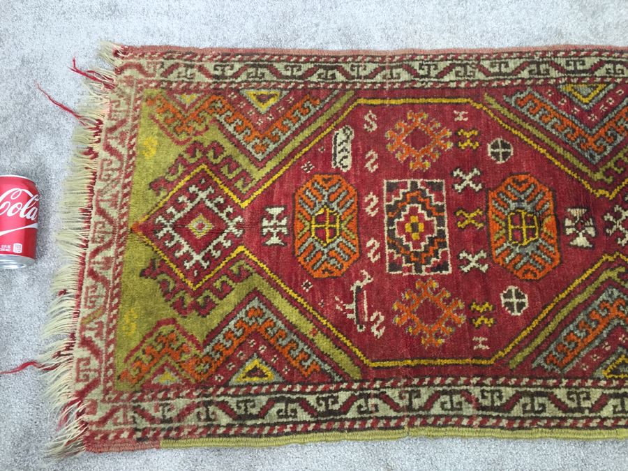 Vintage Turkish Prayer Rug Persian [Photo 4]