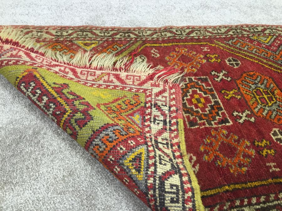 Vintage Turkish Prayer Rug Persian [Photo 3]