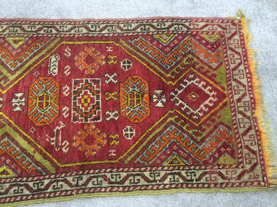 Vintage Turkish Prayer Rug Persian [Photo 5]