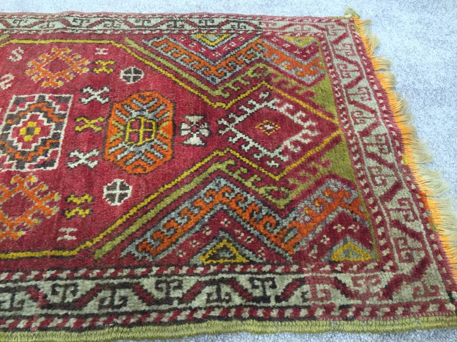Vintage Turkish Prayer Rug Persian [Photo 10]