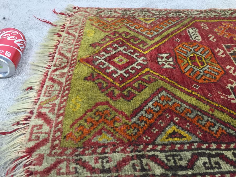 Vintage Turkish Prayer Rug Persian [Photo 6]