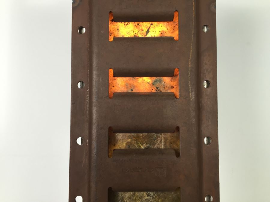 Custom Industrial Metal Sculpture Floor Lamp By Karen Dugan Hand Signed [Photo 10]