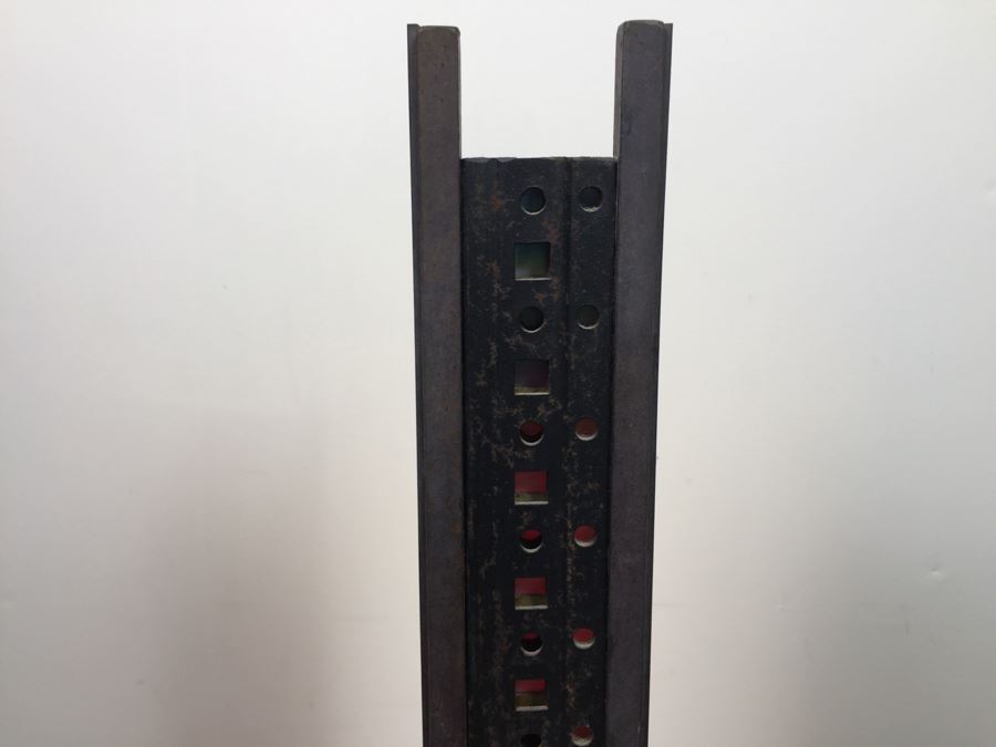 Custom Industrial Metal Sculpture Floor Lamp By Karen Dugan Hand Signed [Photo 12]