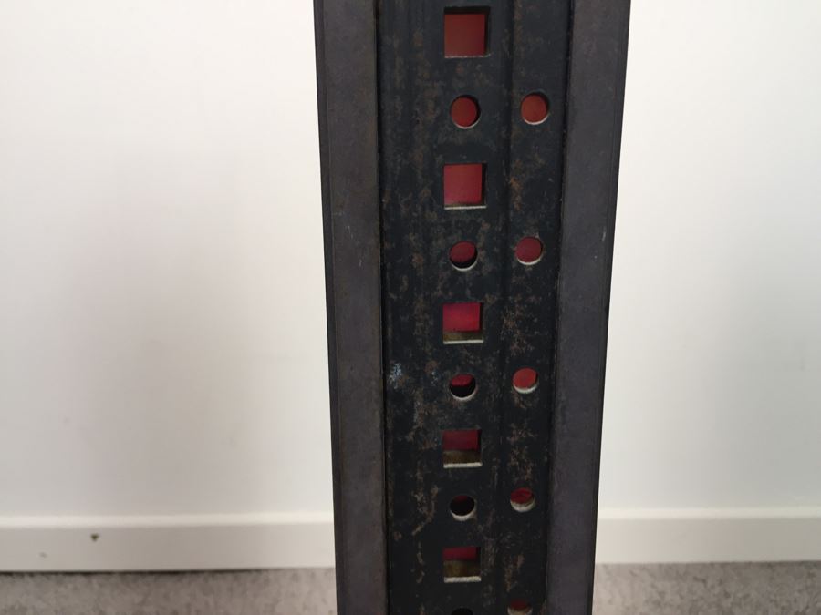 Custom Industrial Metal Sculpture Floor Lamp By Karen Dugan Hand Signed [Photo 2]