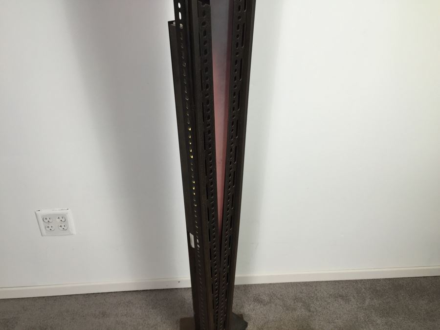 Custom Industrial Metal Sculpture Floor Lamp By Karen Dugan Hand Signed [Photo 23]